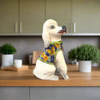 Talavera Poodle Statue | Hand - Painted Mexican Dog Decor Talavera Statue La Vie Bien Talavera Poodle Statue | Hand - Painted Mexican Dog Decor