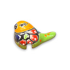 Talavera Pot Perching Bird | Handpainted Mexican Accent Talavera Figurine La Vie Bien Talavera Pot Perching Bird | Handpainted Mexican Accent