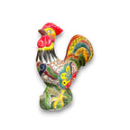 Talavera Rooster Statue | Colorful Handmade Mexican Farmhouse Decor Talavera Statue La Vie Bien Talavera Rooster Statue | Colorful Handmade Mexican Farmhouse Decor