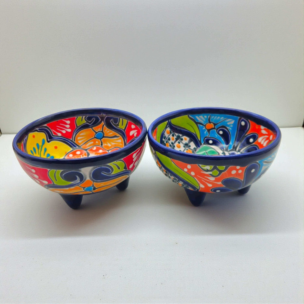 Talavera Salsa Bowl | Handcrafted Mexican Molcajete Talavera Salsa Bowl La Vie Bien Talavera Salsa Bowl | Handcrafted Mexican Molcajete