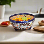 Talavera Salsa Bowl | Handmade Mexican Ceramic Sauce Dish Talavera Salsa Bowl La Vie Bien Talavera Salsa Bowl | Handmade Mexican Ceramic Sauce Dish
