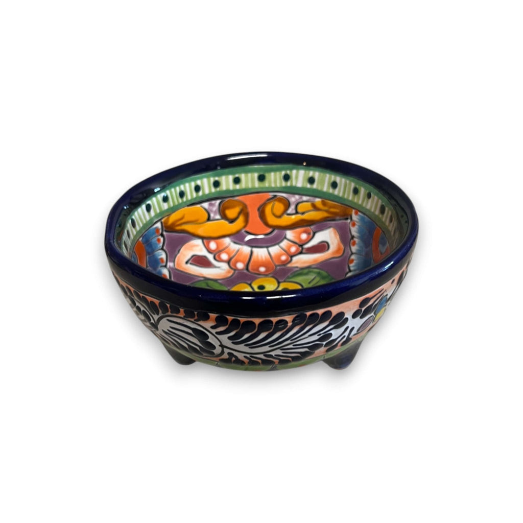 Talavera Salsa Bowl | Handmade Mexican Ceramic Sauce Dish Talavera Salsa Bowl La Vie Bien Talavera Salsa Bowl | Handmade Mexican Ceramic Sauce Dish