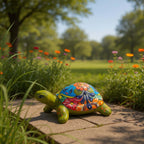 Talavera Sea Turtle Statue | Colorful Hand-Painted Mexican Decor Talavera Statue La Vie Bien Talavera Sea Turtle Statue | Colorful Hand-Painted Mexican Decor