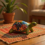 Talavera Sea Turtle Statue | Colorful Hand-Painted Mexican Decor Talavera Statue La Vie Bien Talavera Sea Turtle Statue | Colorful Hand-Painted Mexican Decor