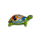 Talavera Sea Turtle Statue | Colorful Hand - Painted Mexican Decor Talavera Statue La Vie Bien Talavera Sea Turtle Statue | Colorful Hand - Painted Mexican Decor
