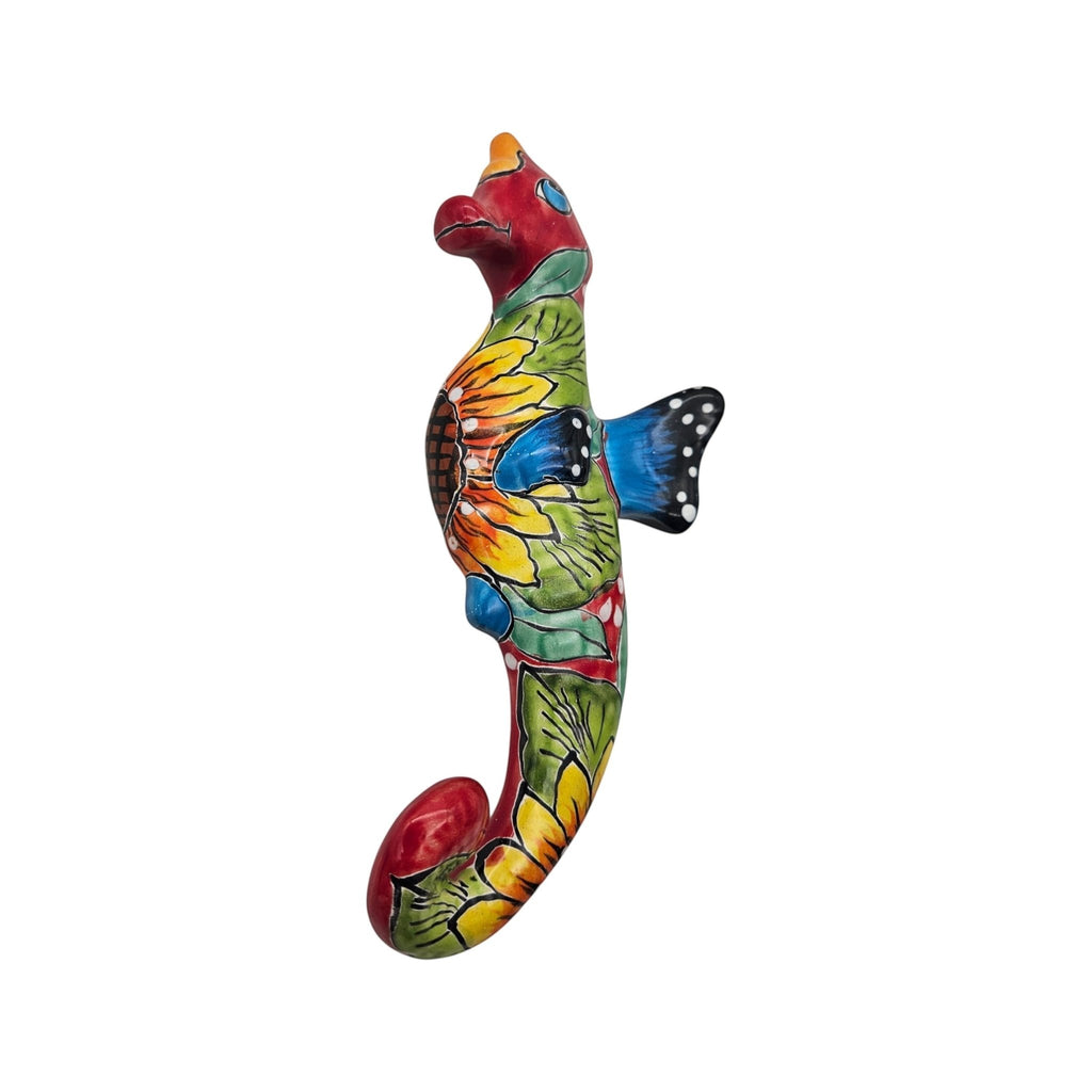 Talavera Seahorse Figurine | Hand-Painted Wall Art Talavera Figurine La Vie Bien Talavera Seahorse Figurine | Hand-Painted Wall Art