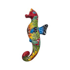 Talavera Seahorse Figurine | Hand-Painted Wall Art Talavera Figurine La Vie Bien Talavera Seahorse Figurine | Hand-Painted Wall Art