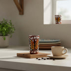 Talavera Shot Glass | Monarch Butterfly Design Mexican Shot Glass La Vie Bien Talavera Shot Glass | Monarch Butterfly Design