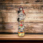Talavera Skeleton Woman | Handmade Day of the Dead Pottery (Medium) Talavera Statue La Vie Bien Talavera Skeleton Woman | Handmade Day of the Dead Pottery (Medium)