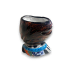 Talavera Skull Girl Planter | Hand-Painted Day of the Dead Pot