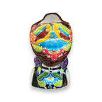 Talavera Skull Lady Planter | Colorful Day of the Dead Art Head & Face Planter La Vie Bien Talavera Skull Lady Planter | Colorful Day of the Dead Art