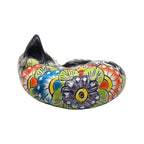 Talavera Sleeping Cat Figurine | Hand-Painted Mexican Decor Talavera Figurine La Vie Bien Talavera Sleeping Cat Figurine | Hand-Painted Mexican Decor
