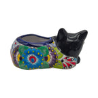 Talavera Sleeping Fox Planter | Hand-Painted Mexican Pottery Talavera Planter La Vie Bien Talavera Sleeping Fox Planter | Hand-Painted Mexican Pottery