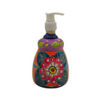 Talavera Soap Dispenser | Hand-Painted Mexican Ceramic Bathroom Decor Talavera Soap Dispenser La Vie Bien Talavera Soap Dispenser | Hand-Painted Mexican Ceramic Bathroom Decor