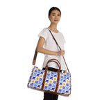 Talavera Sol Tile Print Waterproof Travel Bag, Duffle with Sun and Bird Pattern Bags La Vie Bien Talavera Sol Tile Print Waterproof Travel Bag, Duffle with Sun and Bird Pattern