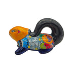 Talavera Squirrel Statue | Colorful Hand-Painted Mexican Figurine Talavera Statue La Vie Bien Talavera Squirrel Statue | Colorful Hand-Painted Mexican Figurine