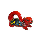 Talavera Squirrel Statue | Colorful Hand-Painted Mexican Figurine Talavera Statue La Vie Bien Talavera Squirrel Statue | Colorful Hand-Painted Mexican Figurine
