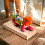 Talavera Squirrel Statue | Colorful Hand - Painted Mexican Figurine Talavera Statue La Vie Bien Talavera Squirrel Statue | Colorful Hand - Painted Mexican Figurine