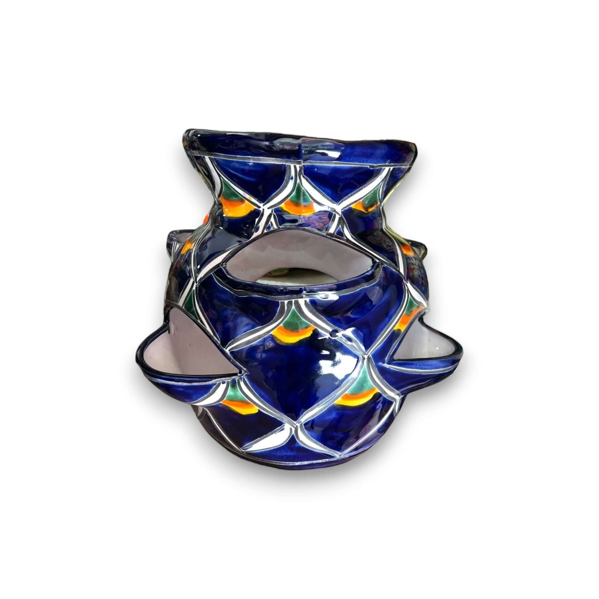 Talavera Strawberry Planter | Blue Peacock Design