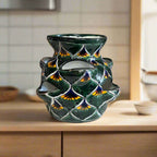 Talavera Strawberry Planter | Green Peacock Design