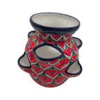 Talavera Strawberry Planter | Red Peacock Design Talavera Planter La Vie Bien Talavera Strawberry Planter | Red Peacock Design