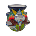 Talavera Strawberry Planter | Sunflower Lily Design Talavera Planter La Vie Bien Talavera Strawberry Planter | Sunflower Lily Design