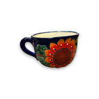Talavera Tea Cup Planter | Hand-Painted Mexican Ceramic Pot Talavera Planter La Vie Bien Talavera Tea Cup Planter | Hand-Painted Mexican Ceramic Pot