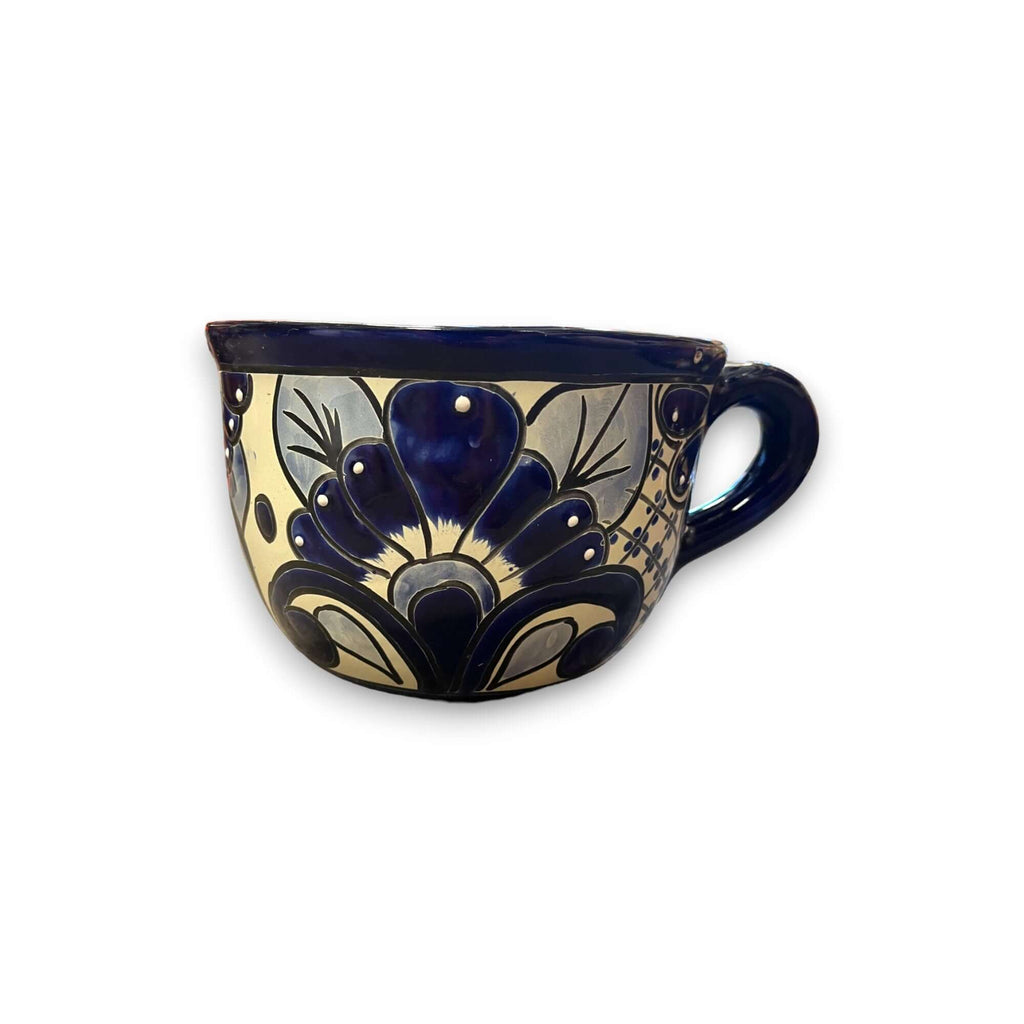 Talavera Tea Cup Planter | Hand - Painted Mexican Ceramic Pot Talavera Planter La Vie Bien Talavera Tea Cup Planter | Hand - Painted Mexican Ceramic Pot