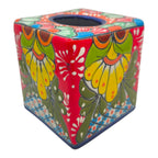 Talavera Tissue Holder | Multicolor Hand-Painted Accent Talavera Tissue Box La Vie Bien Talavera Tissue Holder | Multicolor Hand-Painted Accent