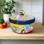 Talavera Tortilla Warmer | Hand - Painted Mexican Ceramic Dish Talavera Tortilla Warmer La Vie Bien Talavera Tortilla Warmer | Hand - Painted Mexican Ceramic Dish