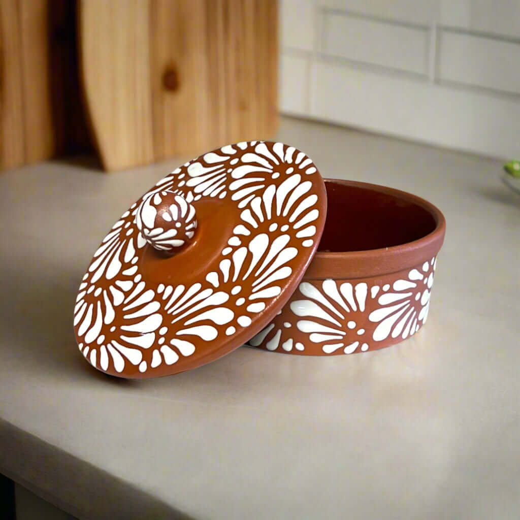 Talavera Tortilla Warmer | Handmade Terracotta Food Warmer Talavera Tortilla Warmer La Vie Bien Talavera Tortilla Warmer | Handmade Terracotta Food Warmer