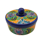 Talavera Tortilla Warmer | Hand-Painted Mexican Ceramic Dish