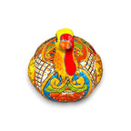 Talavera Turkey Statue | Hand - Painted Mexican Folk Art Talavera Statue La Vie Bien Talavera Turkey Statue | Hand - Painted Mexican Folk Art