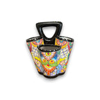 Talavera Utensil Holder | Hand-Painted Mexican Kitchen Organizer Talavera Utensil Holder La Vie Bien Talavera Utensil Holder | Hand-Painted Mexican Kitchen Organizer