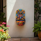 Talavera Wall Fountain | Handcrafted Mexican Ceramic Water Feature Talavera Fountain La Vie Bien Talavera Wall Fountain | Handcrafted Mexican Ceramic Water Feature
