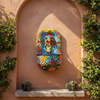 Talavera Wall Fountain | Handcrafted Mexican Ceramic Water Feature Talavera Fountain La Vie Bien Talavera Wall Fountain | Handcrafted Mexican Ceramic Water Feature