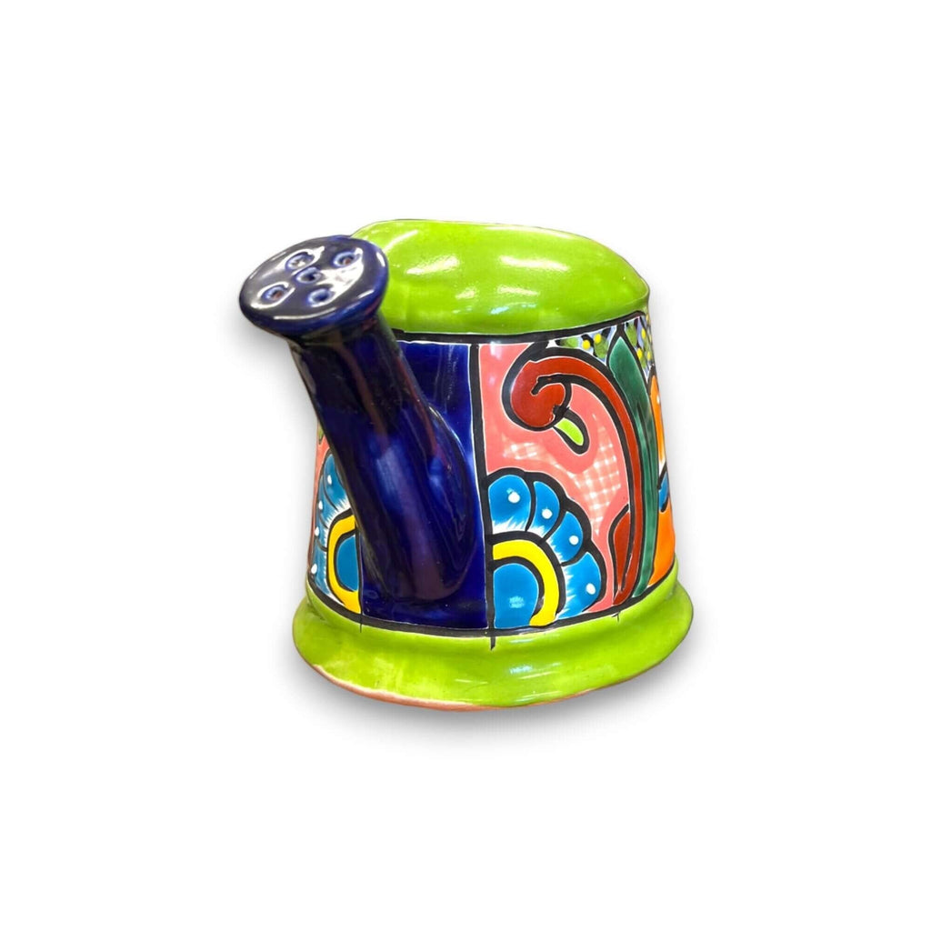 Talavera Watering Can Planter | Hand-Painted Mexican Pottery Talavera Planter La Vie Bien Talavera Watering Can Planter | Hand-Painted Mexican Pottery