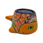 Talavera Whale Planter | Colorful Small Mexican Animal Pot Talavera Planter La Vie Bien Talavera Whale Planter | Colorful Small Mexican Animal Pot