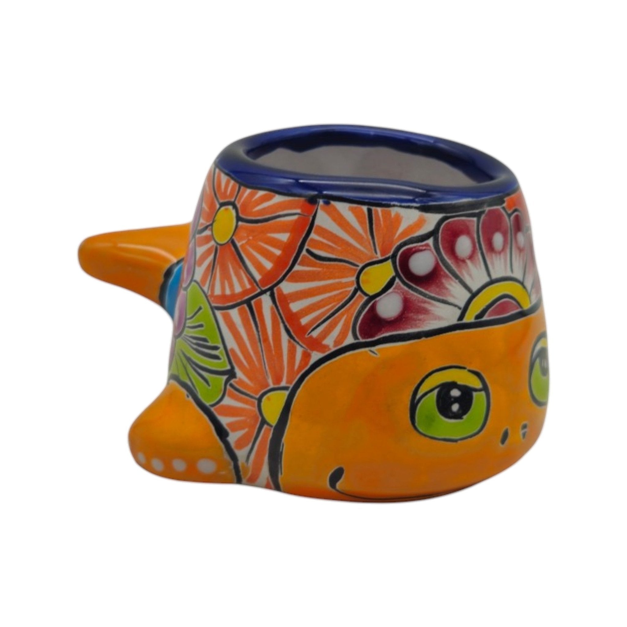 Talavera Whale Planter | Colorful Small Mexican Animal Pot Talavera Planter La Vie Bien Talavera Whale Planter | Colorful Small Mexican Animal Pot