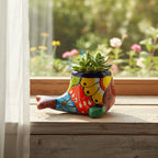 Talavera Whale Planter | Colorful Small Mexican Animal Pot Talavera Planter La Vie Bien Talavera Whale Planter | Colorful Small Mexican Animal Pot