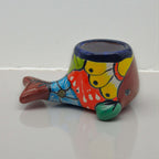 Talavera Whale Planter | Colorful Small Mexican Animal Pot Talavera Planter La Vie Bien Talavera Whale Planter | Colorful Small Mexican Animal Pot