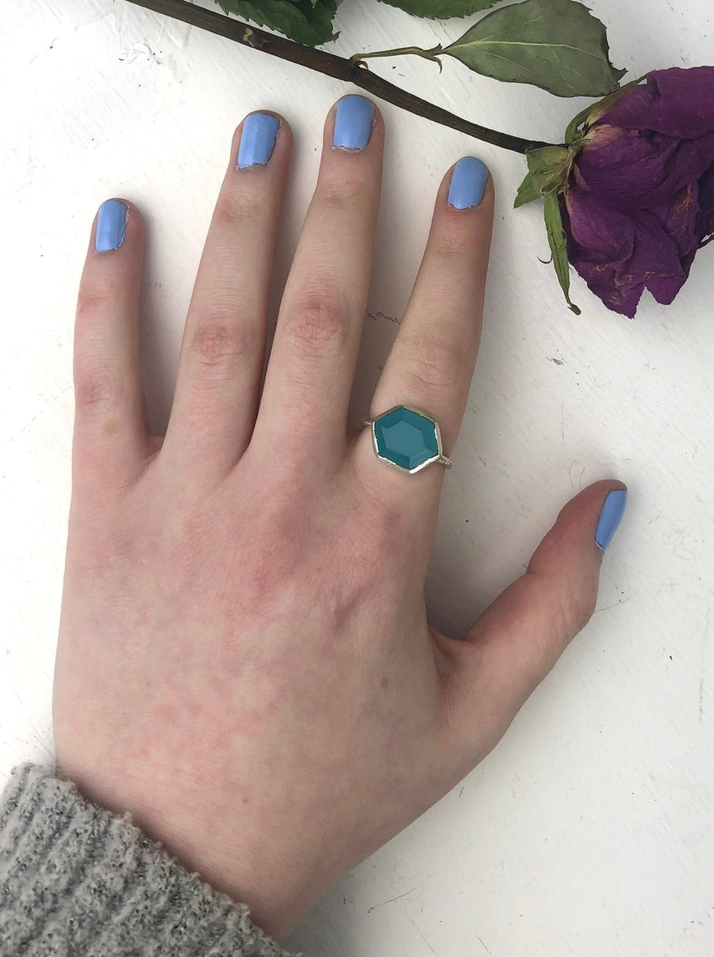 Talia Chalcedony Ring