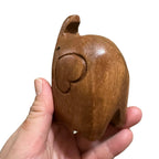 Tall Dark Oak Love Elephant by Music Frog Co