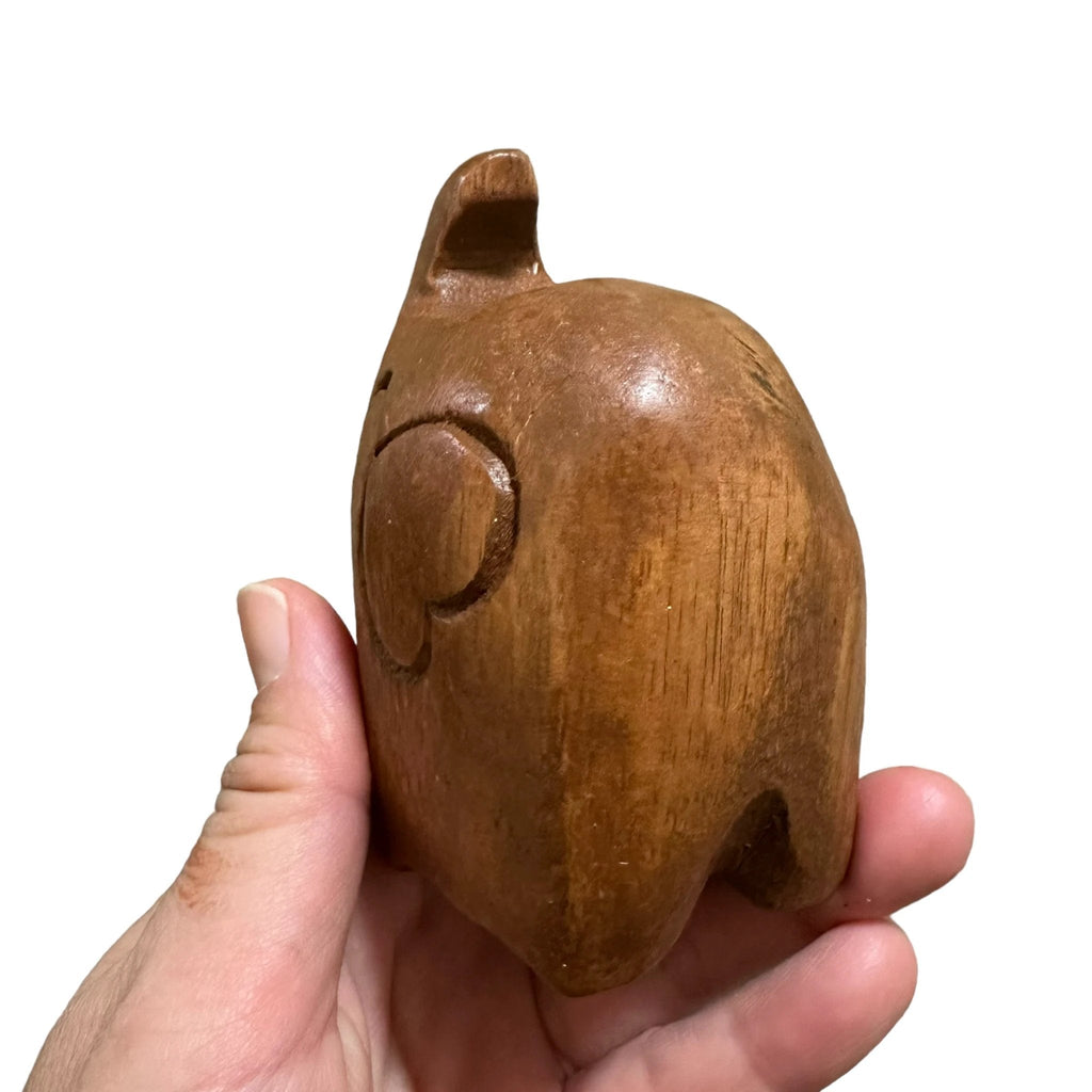 Tall Dark Oak Love Elephant by Music Frog Co