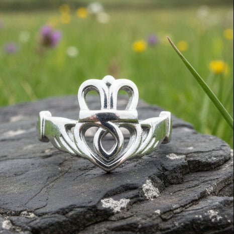 Tallisen Irish Claddagh Ring in Sterling Silver Ring La Vie Bien Tallisen Irish Claddagh Ring in Sterling Silver