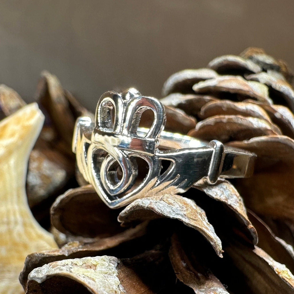 Tallisen Irish Claddagh Ring in Sterling Silver Ring La Vie Bien Tallisen Irish Claddagh Ring in Sterling Silver