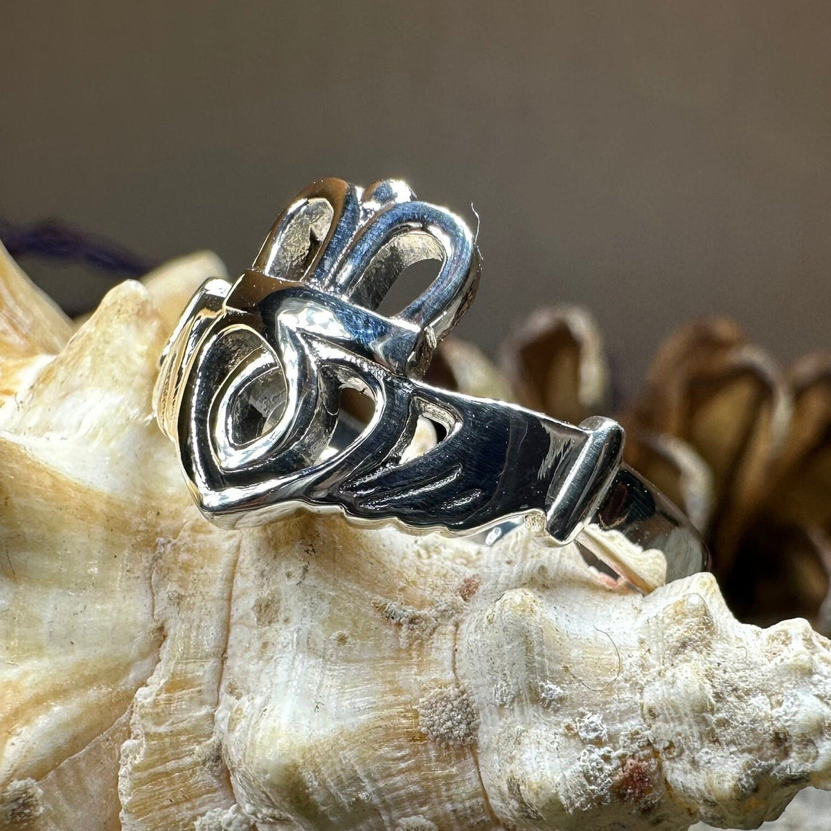 Tallisen Irish Claddagh Ring in Sterling Silver Ring La Vie Bien Tallisen Irish Claddagh Ring in Sterling Silver