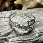 Tallisen Irish Claddagh Ring in Sterling Silver Ring La Vie Bien Tallisen Irish Claddagh Ring in Sterling Silver