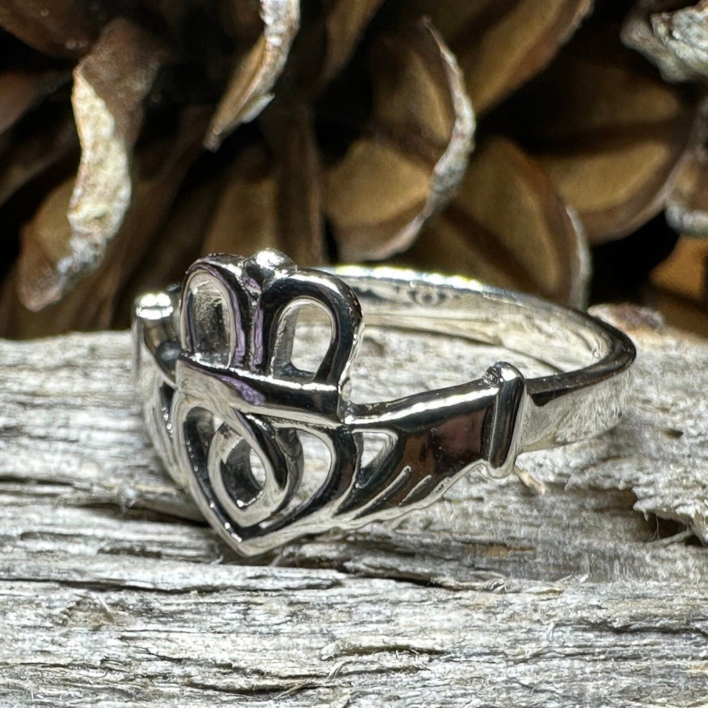 Tallisen Irish Claddagh Ring in Sterling Silver Ring La Vie Bien Tallisen Irish Claddagh Ring in Sterling Silver