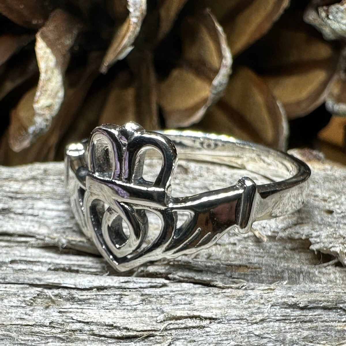 Tallisen Irish Claddagh Ring in Sterling Silver Ring La Vie Bien Tallisen Irish Claddagh Ring in Sterling Silver
